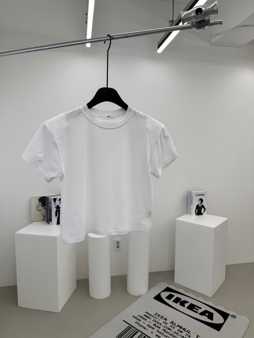 RED-A韓國直郵實拍女裝新款休閑職業26春夏時尚推薦熱賣T恤RED-AT恤圖色1