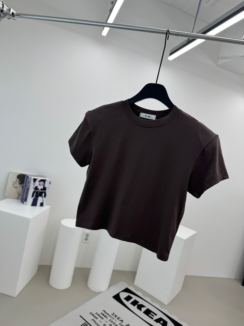 RED-A韓國直郵實拍女裝新款休閑職業26春夏時尚推薦熱賣T恤RED-AT恤圖色3