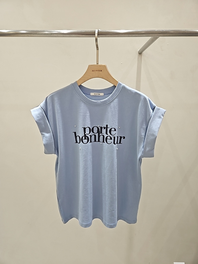 MONTER東大門直郵女士新品熱賣真品人氣時尚26春夏休閑T恤MONTERT恤圖色1