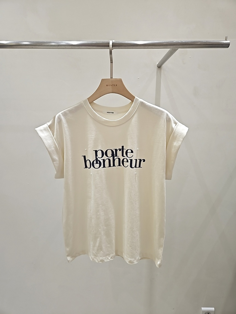 MONTER東大門直郵女士新品熱賣真品人氣時尚26春夏休閑T恤MONTERT恤圖色2