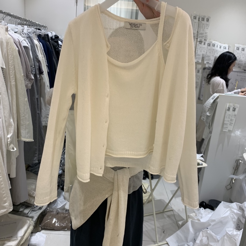 MONDAY TO SUNDAY韓國直郵女裝新款職業熱賣時尚套裝套裝MONDAY TO SUNDAY套裝圖色1