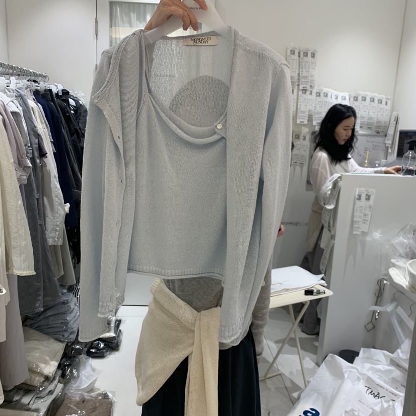 MONDAY TO SUNDAY韓國直郵女裝新款職業熱賣時尚套裝套裝MONDAY TO SUNDAY套裝圖色2