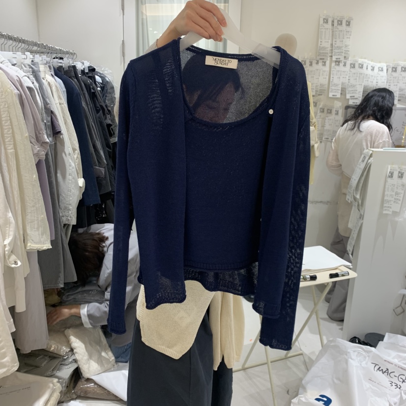 MONDAY TO SUNDAY韓國直郵女裝新款職業熱賣時尚套裝套裝MONDAY TO SUNDAY套裝圖色4