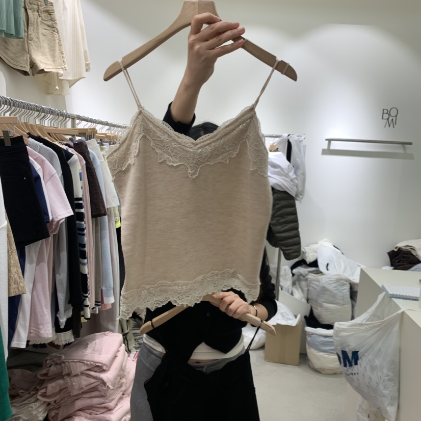 BY BOMI東大門實拍女裝新品真品人氣推薦休閑26春夏吊帶背心BY BOMI吊帶/背心