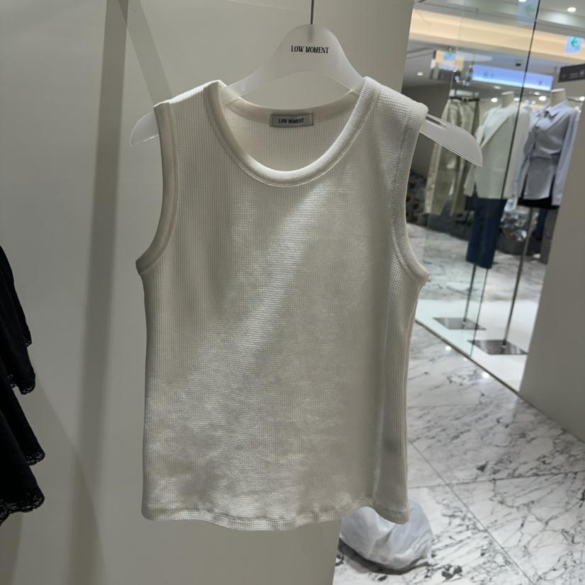 LOW MOMENT東大門實拍女士新款休閑26春夏真品人氣吊帶背心LOW MOMENT吊帶/背心圖色1