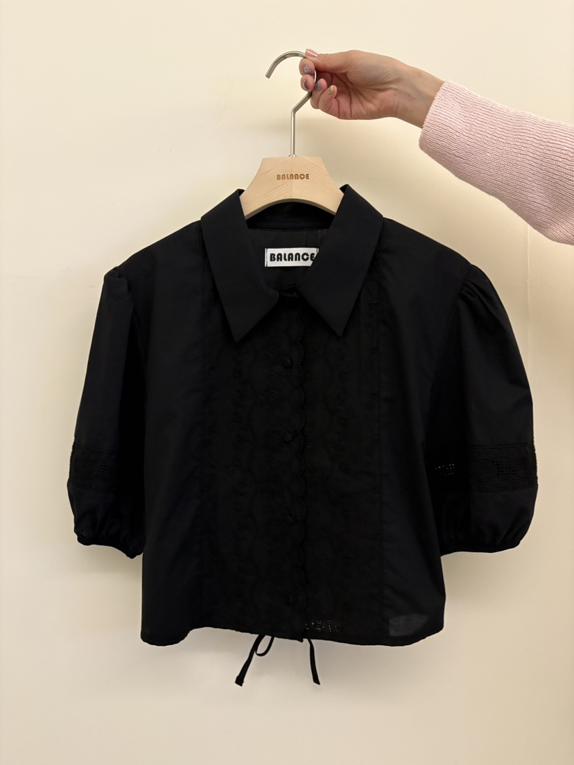 BALANCE韓國直郵女士新款推薦時尚熱賣人氣職業襯衫蕾絲衫BALANCE襯衫/蕾絲衫圖色2