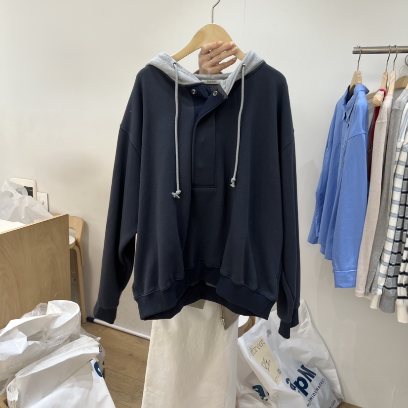 FOREST韓國東大門代購女裝新品職業26春夏熱賣推薦休閑衛衣FOREST衛衣圖色1