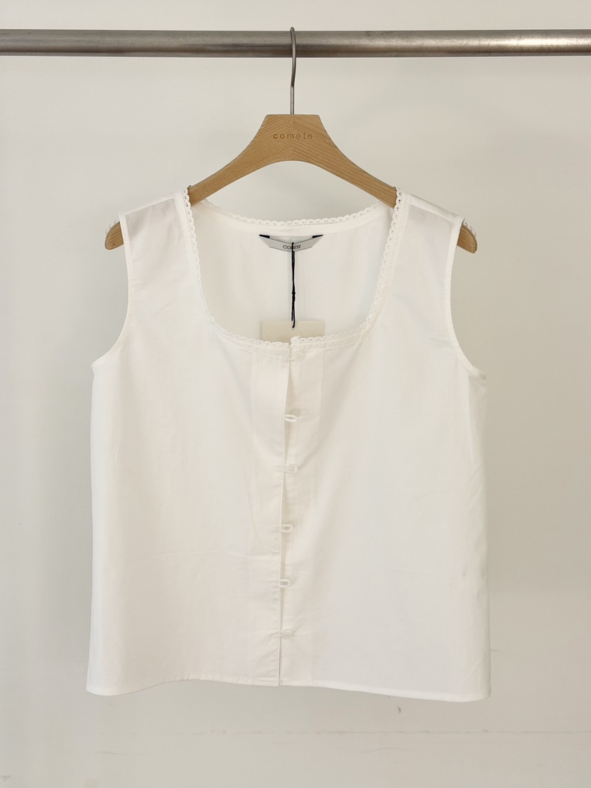 COMETE韓國直郵實拍女士新款時尚推薦休閑人氣熱賣吊帶背心COMETE吊帶/背心圖色2