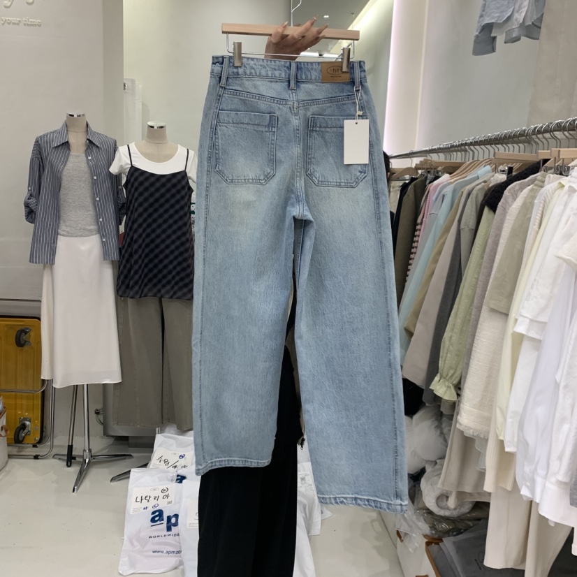 TAKE YOUE TIME東大門實拍女裝新款26春夏真品時尚牛仔褲TAKE YOUE TIME牛仔褲