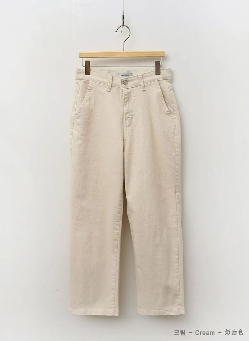 VANILLA J韓國代購女裝新品26春夏人氣推薦熱賣休閑休閑褲VANILLA J休閑褲圖色1