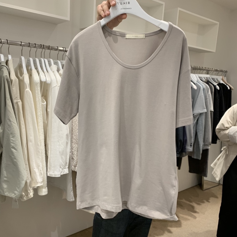 VENIR-a韓國直郵女士新款26春夏真品推薦人氣時尚熱賣T恤VENIR-aT恤圖色2