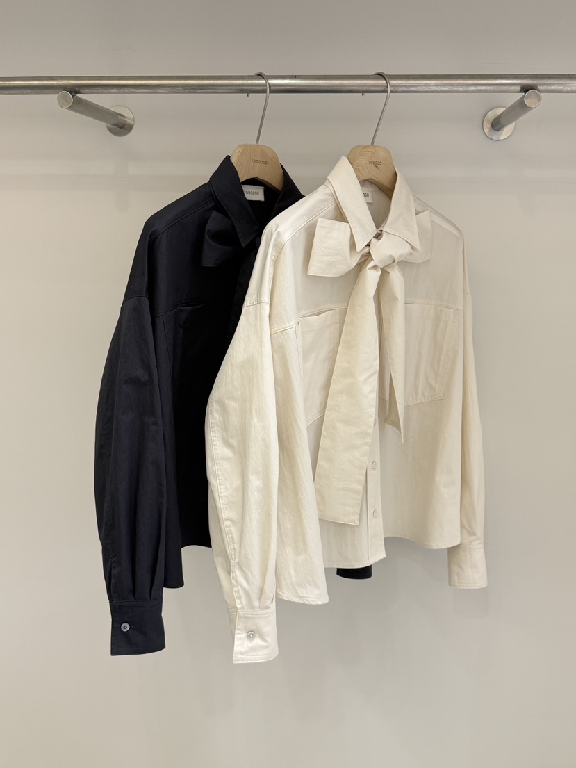 TOOGOOD韓國直郵女士新款26春夏推薦職業襯衫蕾絲衫含領帶TOOGOOD襯衫/蕾絲衫