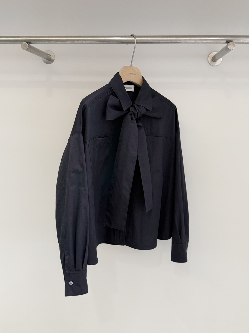 TOOGOOD韓國直郵女士新款26春夏推薦職業襯衫蕾絲衫含領帶TOOGOOD襯衫/蕾絲衫圖色2