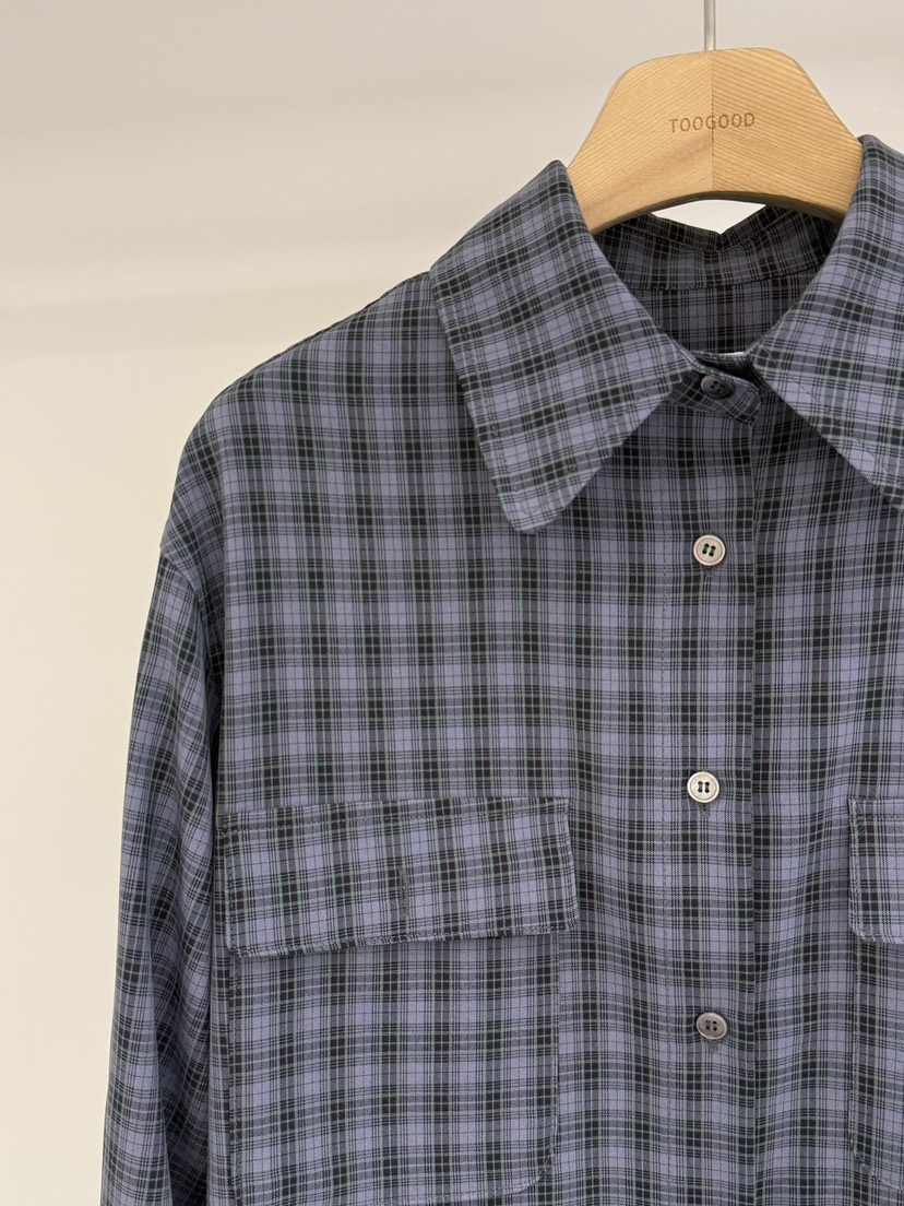 TOOGOOD韓國代購女士新品休閑職業熱賣推薦襯衫蕾絲衫格紋TOOGOOD襯衫/蕾絲衫