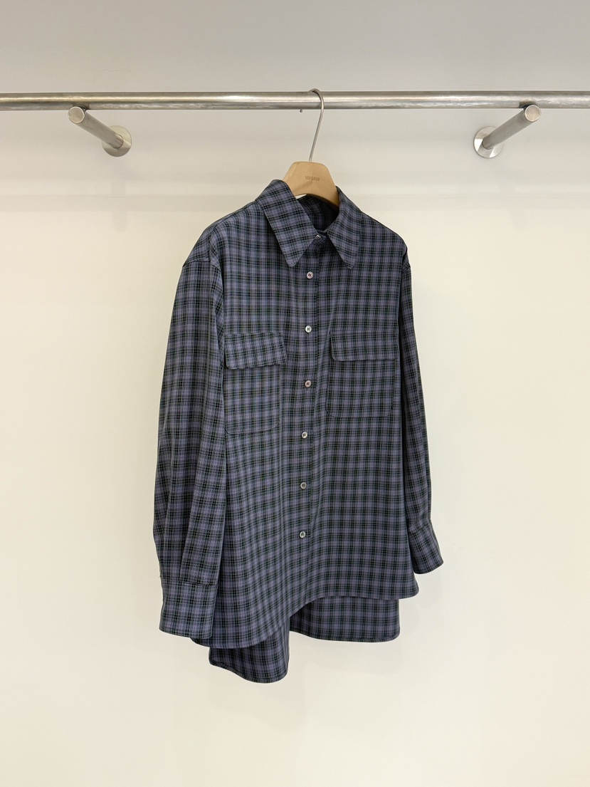 TOOGOOD韓國代購女士新品休閑職業熱賣推薦襯衫蕾絲衫格紋TOOGOOD襯衫/蕾絲衫圖色2紫色