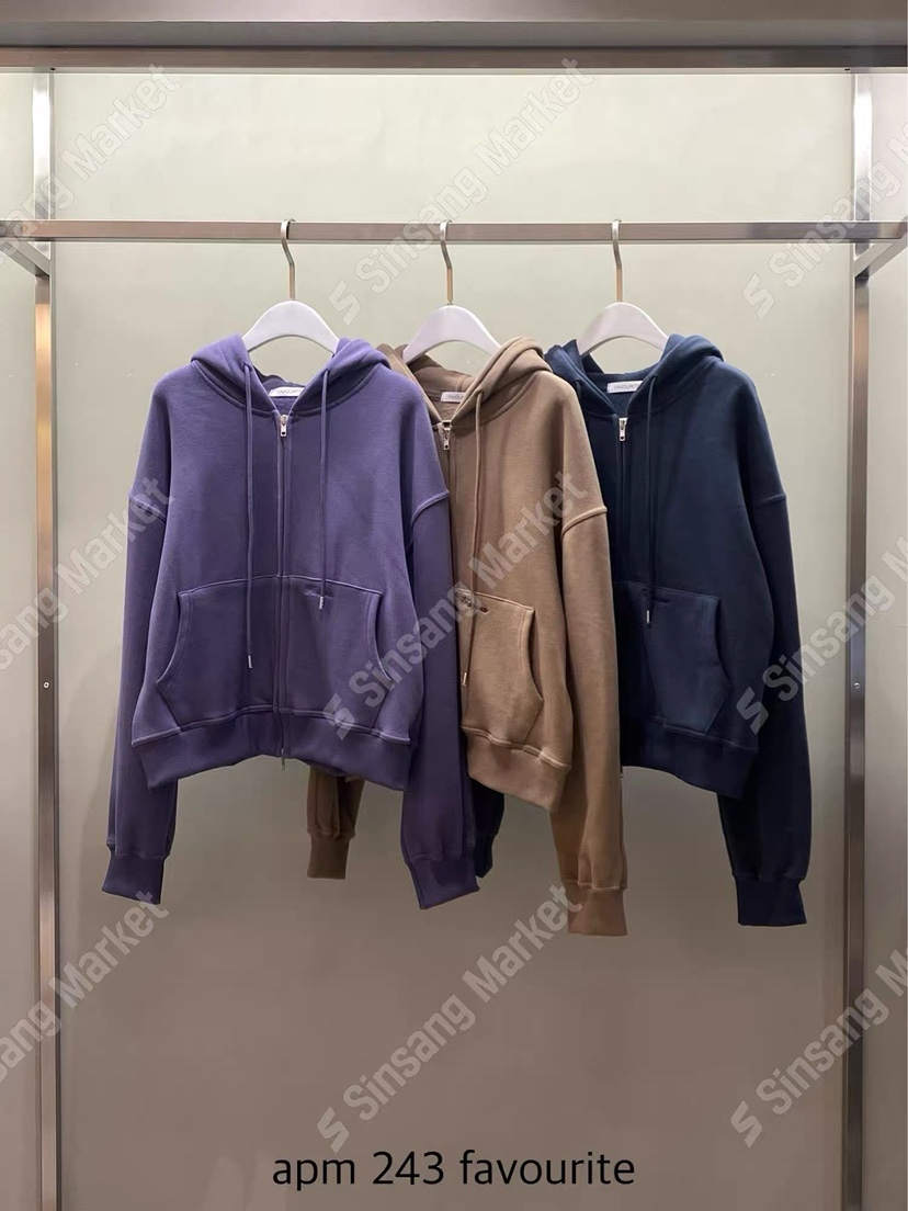 FAVE/FAVOURITE韓國東大門代購女裝新款時尚夾克連帽衫加絨刺繡FAVE/FAVOURITE夾克