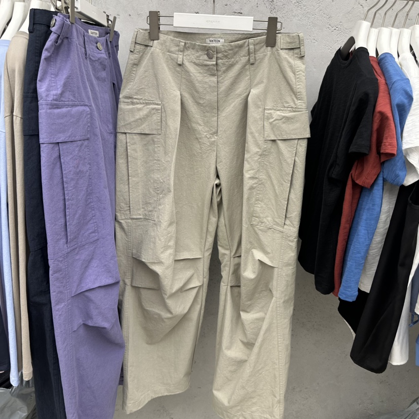 SIXTEEN韓國東大門直郵女士新款推薦26春夏人氣休閑休閑褲SIXTEEN休閑褲圖色1