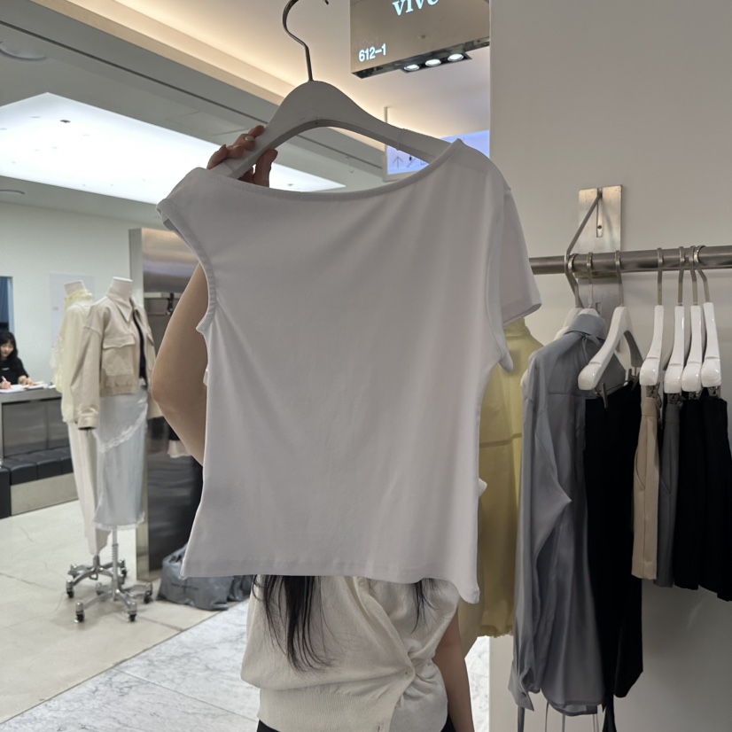 VIVE韓國代購女裝新品26春夏人氣休閑職業推薦時尚熱賣T恤VIVET恤