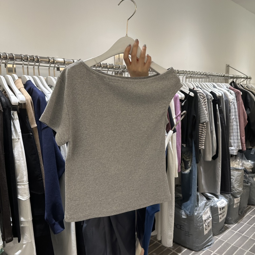 VIVE韓國代購女裝新品26春夏人氣休閑職業推薦時尚熱賣T恤VIVET恤圖色2