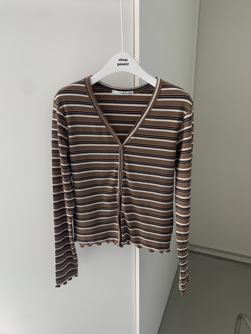 SHOP POSTER韓國直郵女裝新品26春夏人氣職業時尚長袖T恤SHOP_POSTER長袖T恤圖色1