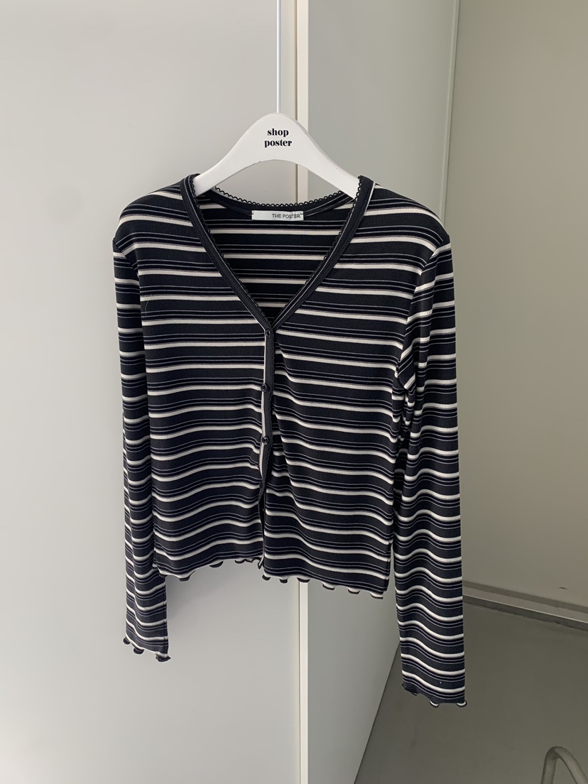 SHOP POSTER韓國直郵女裝新品26春夏人氣職業時尚長袖T恤SHOP_POSTER長袖T恤圖色2