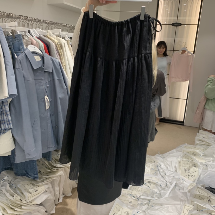 VENIR-a韓國東大門直郵女裝新款休閑時尚熱賣半身裙中短裙VENIR-a半身裙/中短裙圖色1