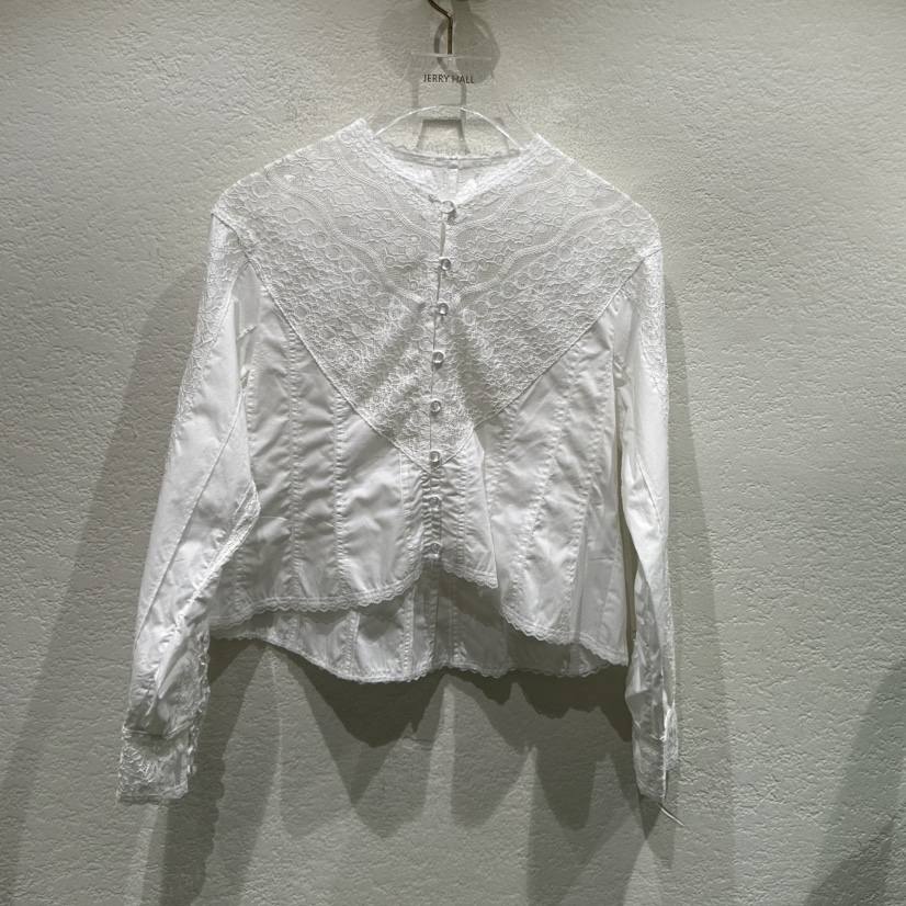 JERRY HALL-P韓國代購女裝新品職業推薦休閑襯衫蕾絲衫JERRY HALL襯衫/蕾絲衫圖色1