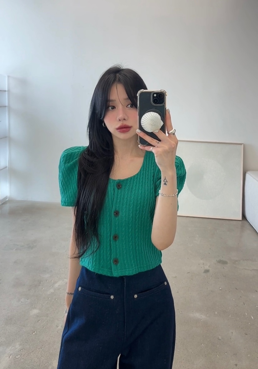 AMUSE SEOUL韓國直郵女裝新款時尚休閑推薦26春夏針織衫AMUSE SEOUL針織衫