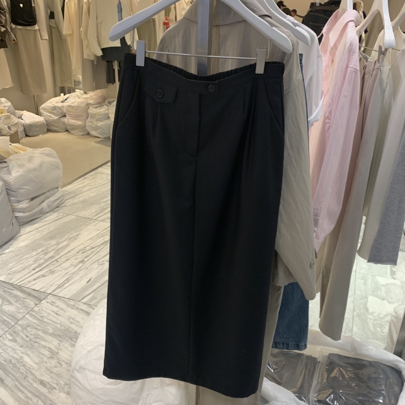 FAVE/FAVOURITE韓國直郵實拍女士新品推薦半身裙中短裙紐扣FAVE/FAVOURITE半身裙/中短裙圖色2