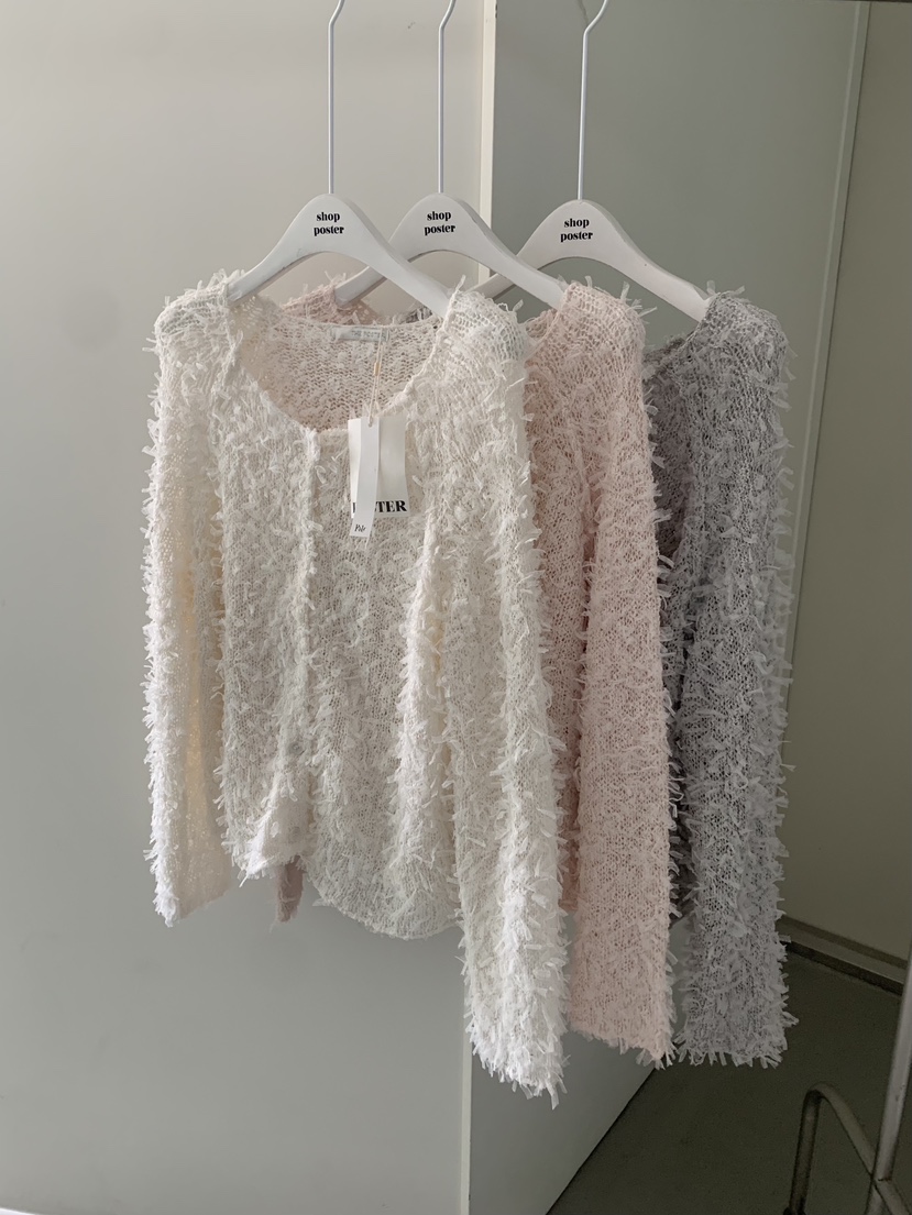 SHOP POSTER韓國代購女裝新品人氣休閑熱賣26春夏針織衫SHOP_POSTER針織衫