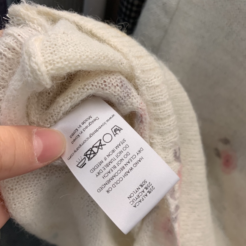 MORE THAN YESTERDAY/LOVE YOU SO MUCH韓國東大門直郵女士新品熱賣針織衫花朵LYSM/MORE THAN YESTERDAY針織衫