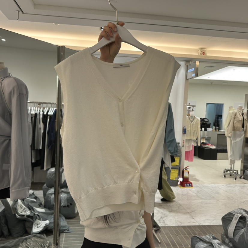 VIVE韓國代購女士新品26春夏職業熱賣推薦時尚人氣休閑馬甲VIVE馬甲圖色1