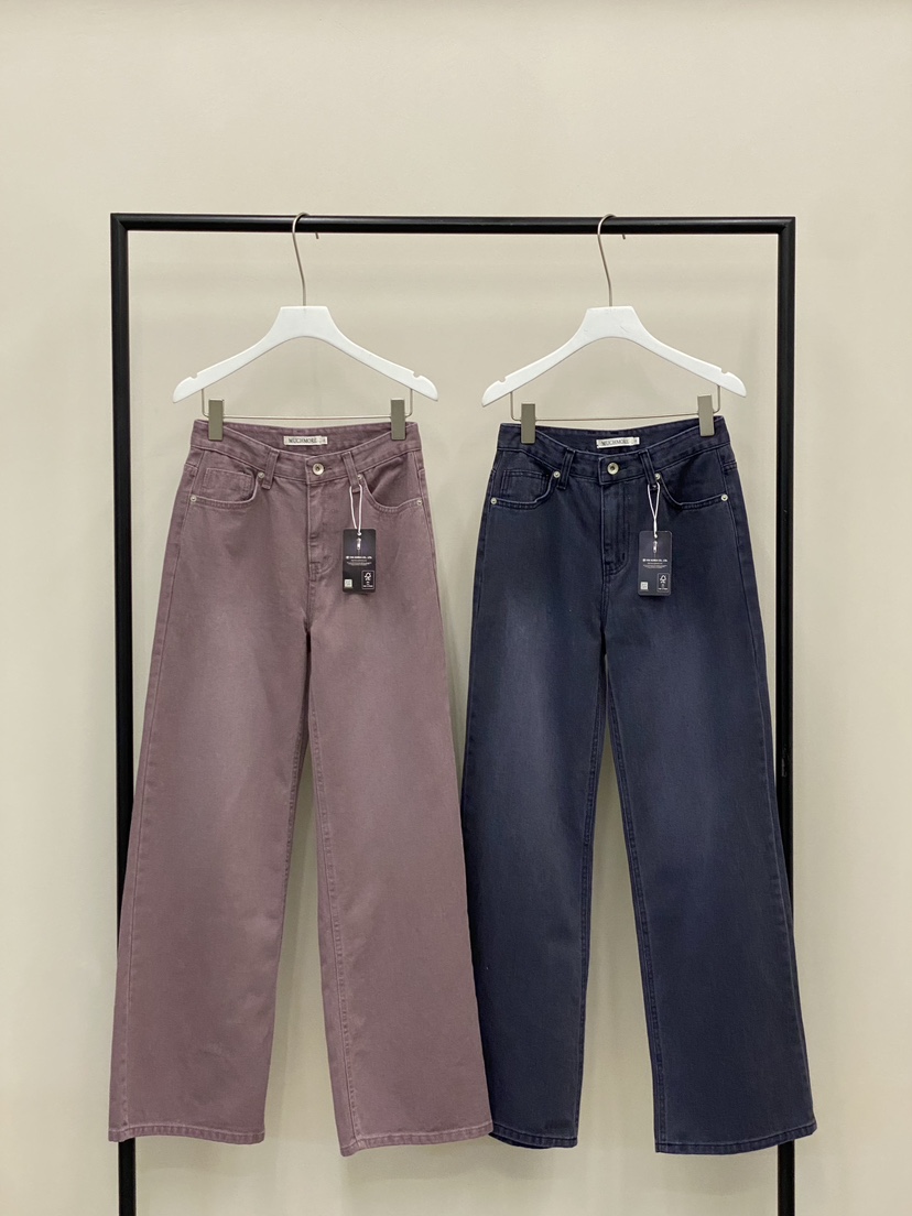 MUCH MORE/JACKPOT韓國東大門代購女裝新款熱賣26春夏牛仔褲MUCH MORE/JACKPOT牛仔褲