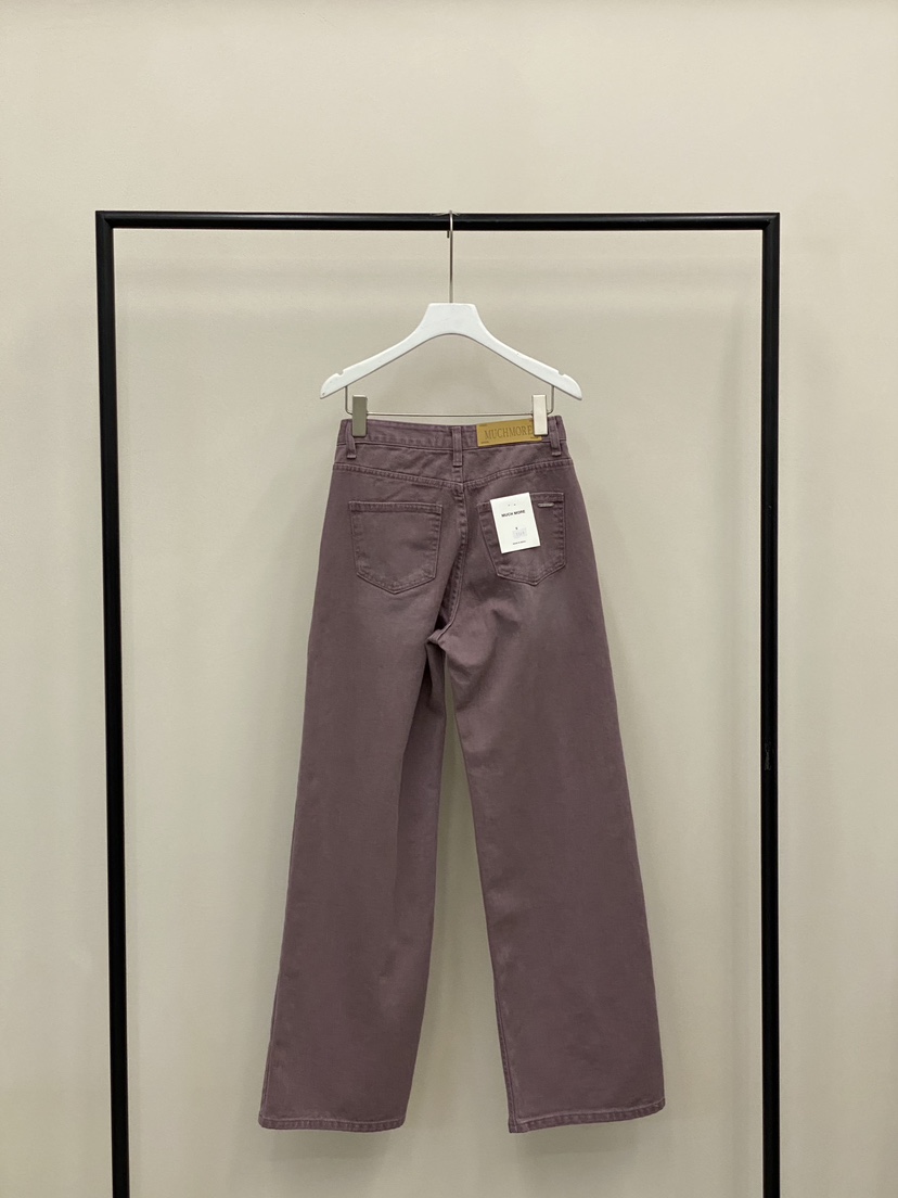 MUCH MORE/JACKPOT韓國東大門代購女裝新款熱賣26春夏牛仔褲MUCH MORE/JACKPOT牛仔褲