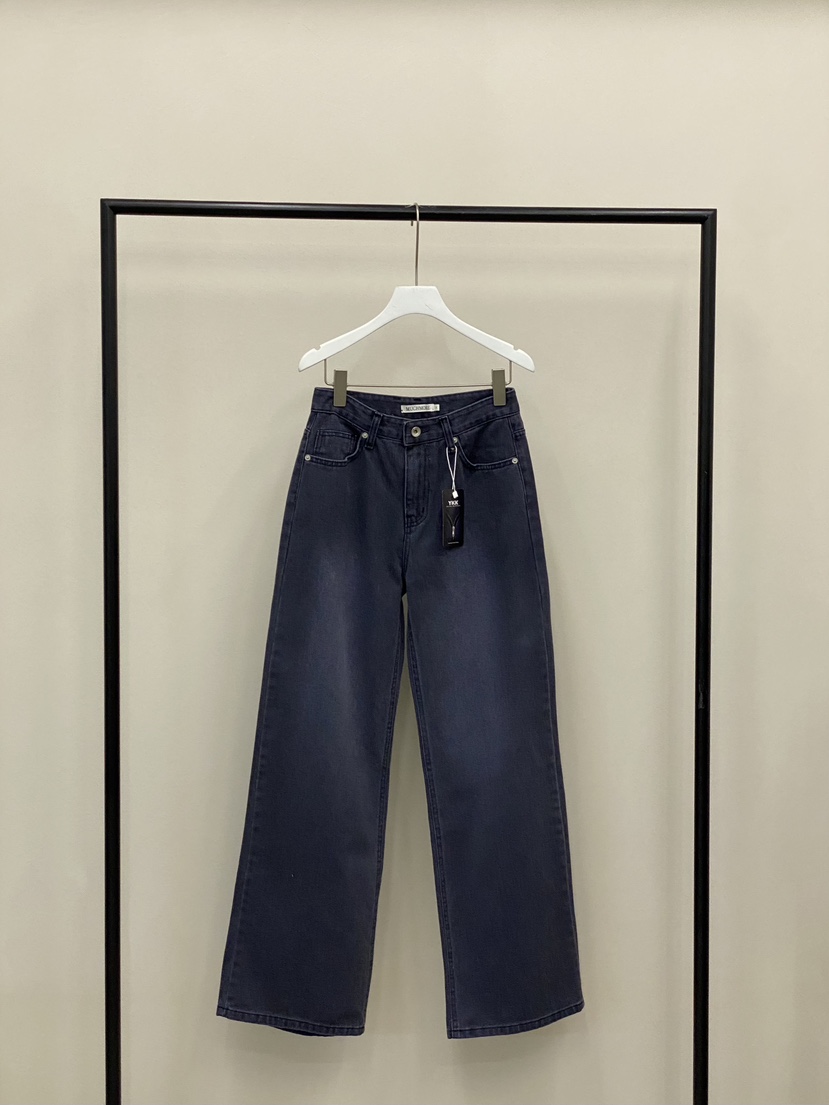 MUCH MORE/JACKPOT韓國東大門代購女裝新款熱賣26春夏牛仔褲MUCH MORE/JACKPOT牛仔褲圖色2