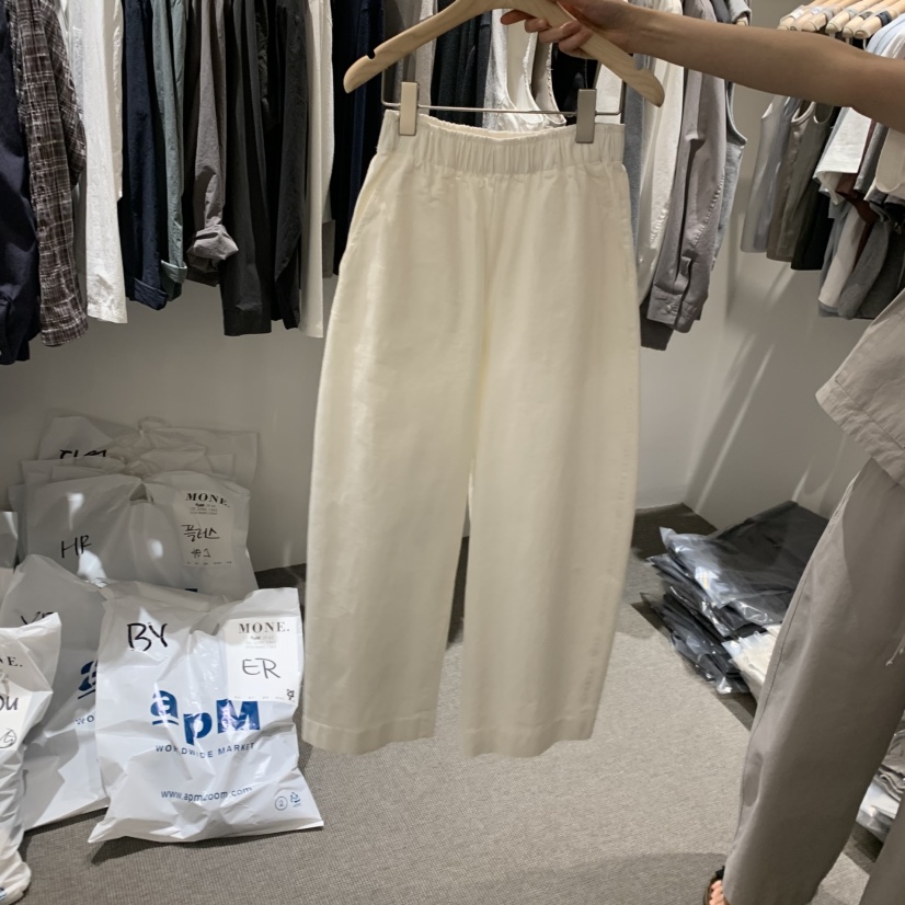 MONE-A韓國東大門直郵女裝新品職業熱賣休閑26春夏休閑褲MONE-A休閑褲圖色1