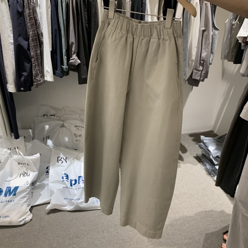 MONE-A韓國東大門直郵女裝新品職業熱賣休閑26春夏休閑褲MONE-A休閑褲圖色2