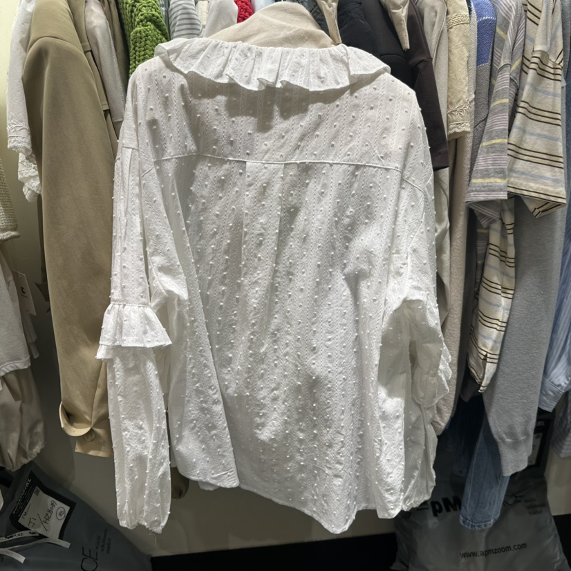 TOMGIRL韓國直郵女士新品推薦時尚熱賣人氣襯衫蕾絲衫柔軟TOMGIRL襯衫/蕾絲衫