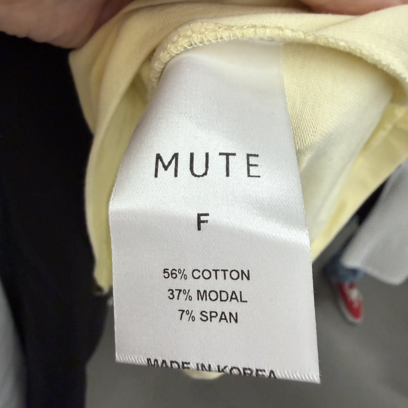 MUTE-P韓國代購女裝新款職業熱賣休閑推薦人氣時尚26春夏T恤MUTET恤