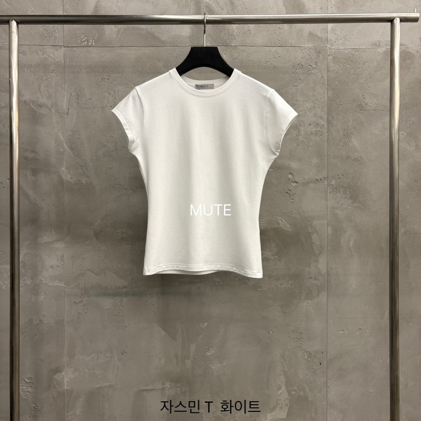 MUTE-P韓國代購女裝新款職業熱賣休閑推薦人氣時尚26春夏T恤MUTET恤圖色1