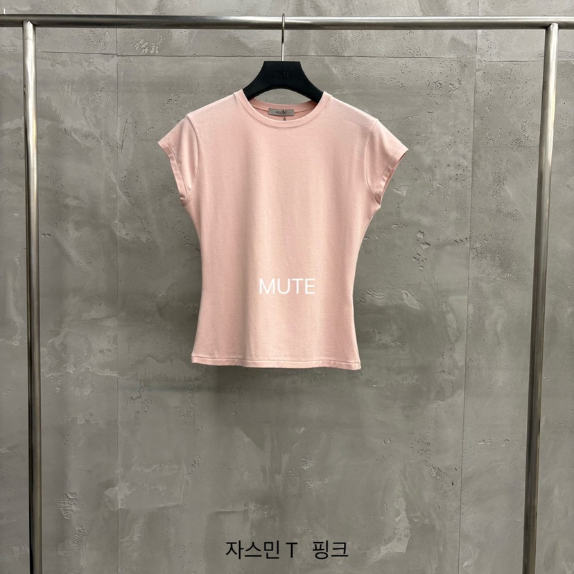 MUTE-P韓國代購女裝新款職業熱賣休閑推薦人氣時尚26春夏T恤MUTET恤圖色3