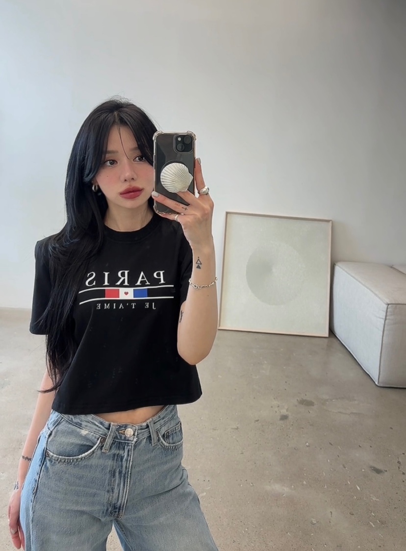 AMUSE SEOUL韓國直郵實拍女裝新品職業熱賣時尚人氣休閑T恤AMUSE SEOULT恤