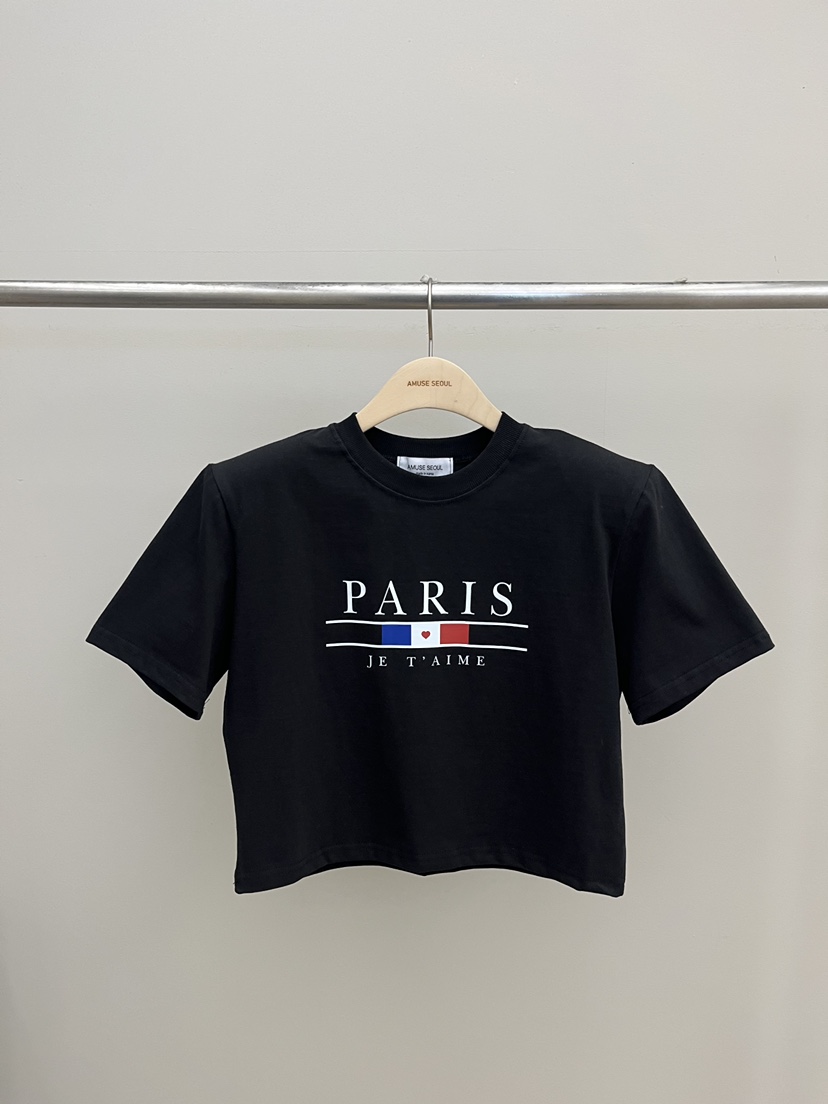 AMUSE SEOUL韓國直郵實拍女裝新品職業熱賣時尚人氣休閑T恤AMUSE SEOULT恤圖色2