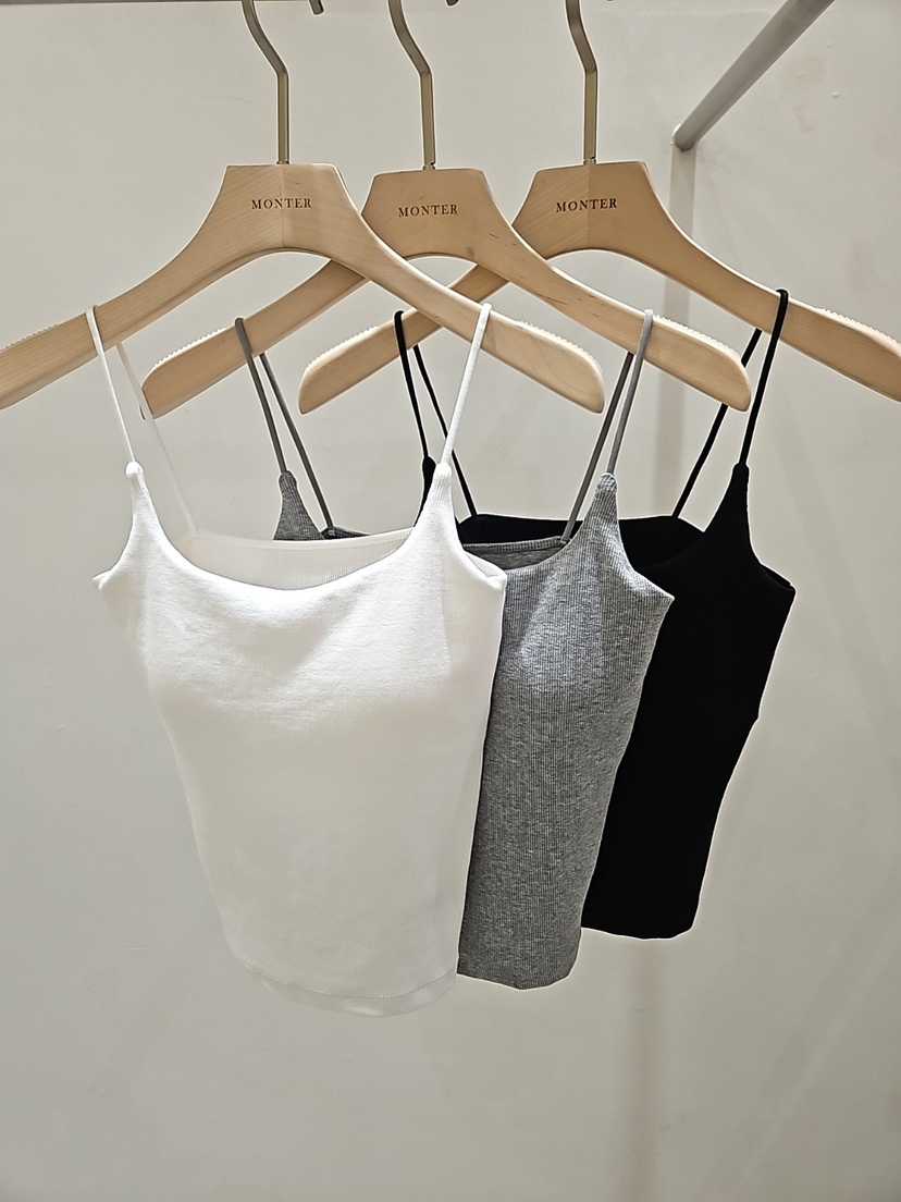 MONTER韓國東大門直郵女士新款26春夏人氣休閑職業吊帶背心MONTER吊帶/背心