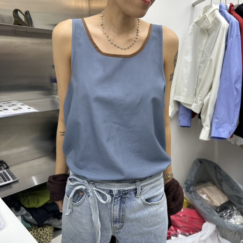 SIXTEEN韓國直郵實拍女裝新品熱賣職業推薦時尚人氣吊帶背心SIXTEEN吊帶/背心圖色4