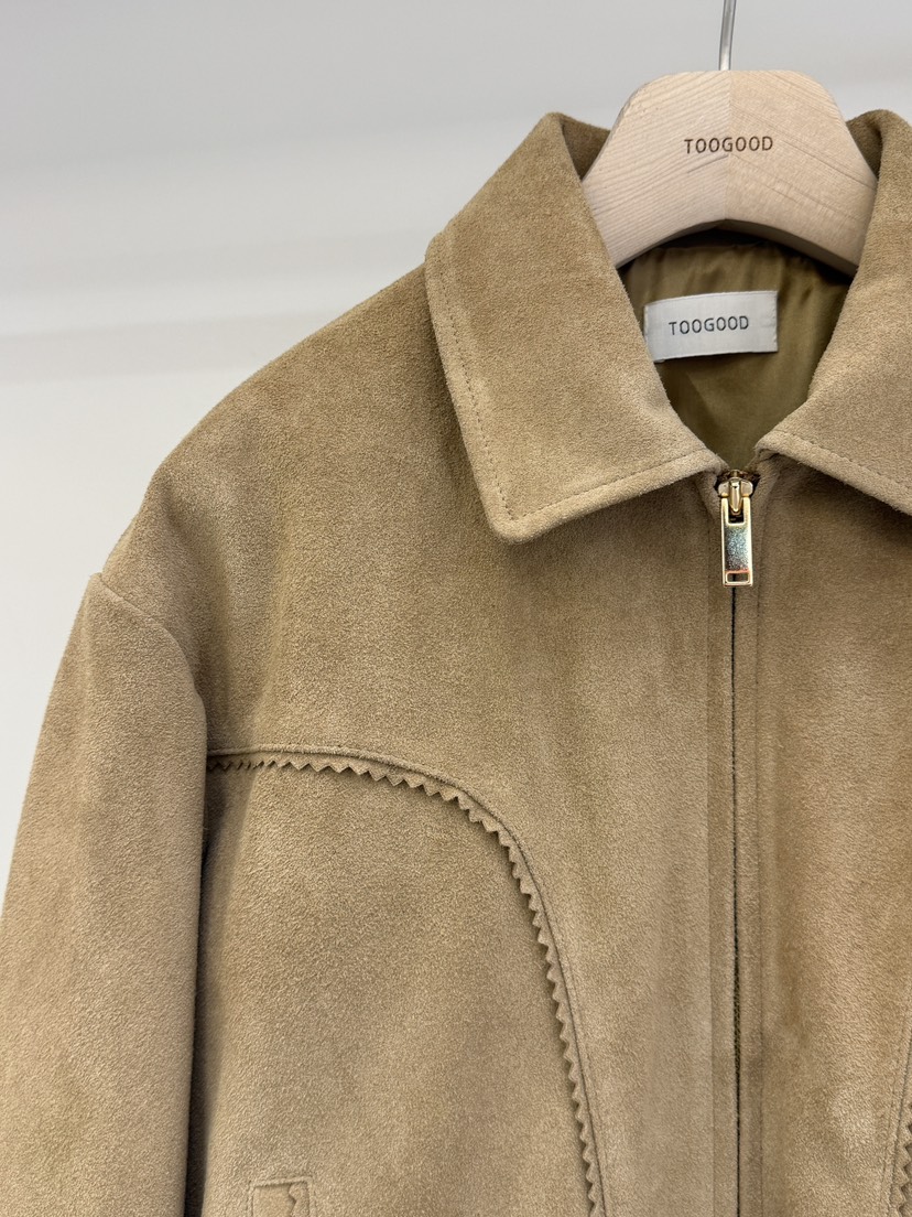 TOOGOOD韓國東大門直郵女士新品26春夏推薦熱賣夾克絨面革TOOGOOD夾克