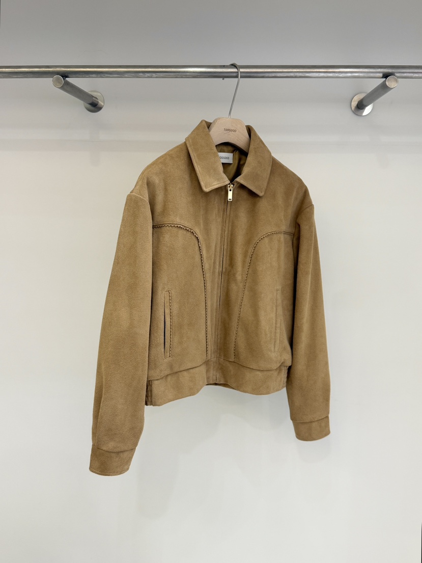 TOOGOOD韓國東大門直郵女士新品26春夏推薦熱賣夾克絨面革TOOGOOD夾克圖色1