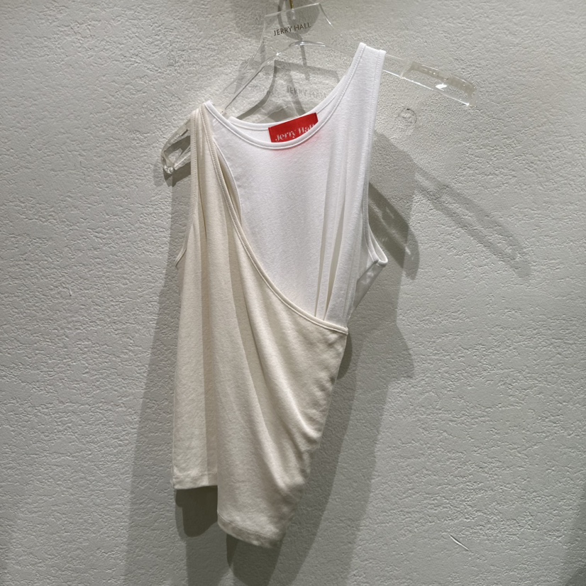 JERRY HALL-P韓國代購女裝新款人氣熱賣吊帶背心假兩件JERRY HALL吊帶/背心圖色2