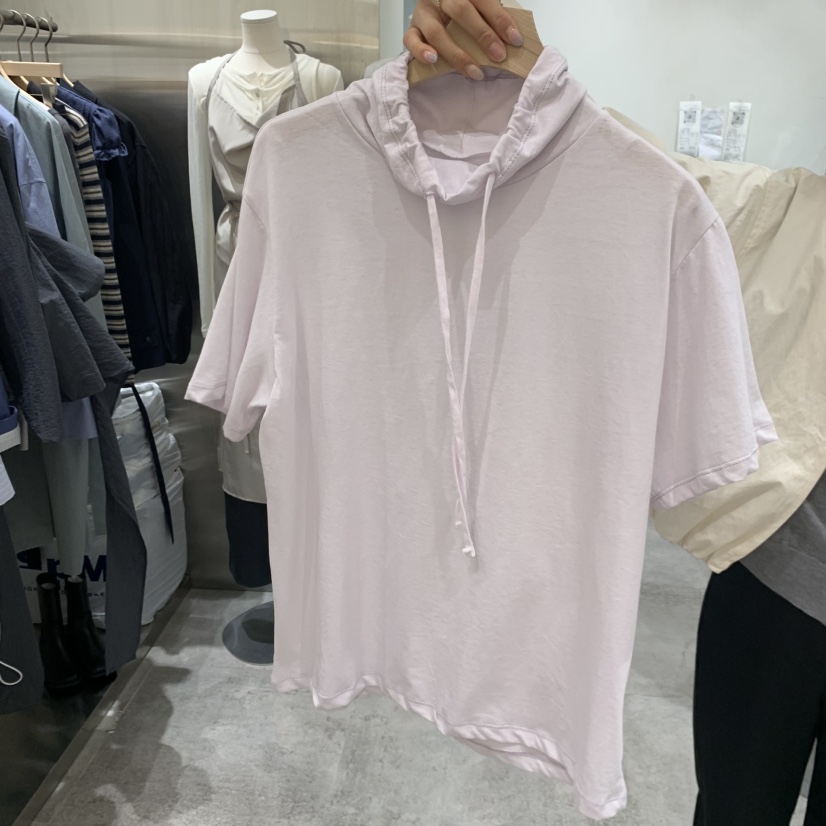 CHAE韓國直郵實拍女裝新品職業26春夏熱賣時尚休閑T恤高領CHAET恤圖色3