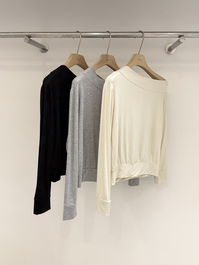 TOOGOOD韓國東大門直郵女裝新款職業推薦人氣長袖T恤露肩TOOGOOD長袖T恤